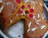 A picture of step 6 of Fine Suji (rava) fruit cake.