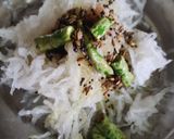 A picture of step 4 of Mulyachi koshimbir(radish salad).
