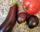Une image de l'étape 1 de Aubergines façon estivale 🍆🍆.