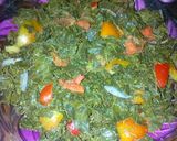 A picture of step 4 of Moringa salad.