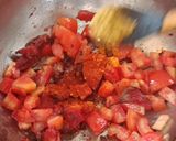 A picture of step 3 of Roselle Flower, Raisins and Tomato Chutney/ Winter Special Chutney/ Ambadichya Fulanchi Chutney.