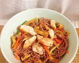 Hình bước làm 7 của món Bún trộn eatclean