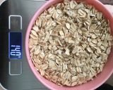 Foto del paso 1 de la receta: Panqué de cacao, avena y Stevia. 🍞