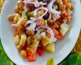 A picture of step 5 of Alo chana chat.