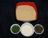Foto del paso 2 de la receta: ESCALOPAS O MILANESA DE POLLO CON QUESO DE CABRA. JON STYLE