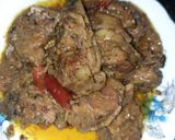 A picture of step 7 of Meat with dry whole spices.