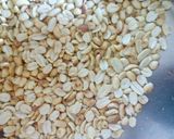 A picture of step 1 of Mungfali ki chikki (Groundnut chikki).