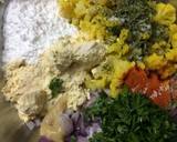 Cauliflower onion pakoda recipe step 1 photo
