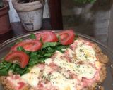 Foto del paso 2 de la receta: Pizza de avena súper rápida y saludable