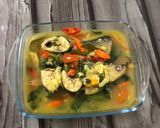 Foto langkah ke 3 dari resep Sup ikan bandeng kuah kuning.