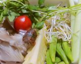 Hình bước làm 1 của món Chua cay...Canh chua chay