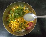 A picture of step 4 of Corn salad.