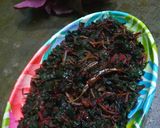 লাল শাক ভাজা (Laal shak bhaja recipe in Bengali) রেসিপির ধাপ 3 ছবি