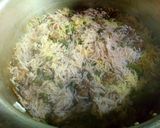 A picture of step 16 of Chicken mtr pulao.
