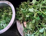 A picture of step 1 of Fenugreek leaves Sabji (Methi leaves Sabji).