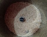 A picture of step 1 of Spinach millet dhokla.