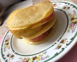 Foto langkah ke 6 dari resep 10. Pancake Manis Lembut (tanpa telur).