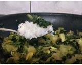 A picture of step 5 of Palak Sabzi.