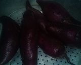 Foto langkah ke 1 dari resep Bola Ubi Ungu Isi Coklat.