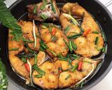 Hình bước làm 1 của món Cá dứa kho tộ