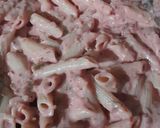 A picture of step 11 of Pink Pasta.
