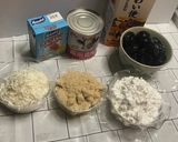 Foto del paso 1 de la receta: Manjar de leche con guindones y coco