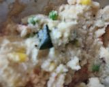 A picture of step 3 of Mix Veg Upma.