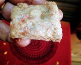 A picture of step 6 of Rava coconut burfi cardamom flavour.