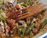 Foto del paso 9 de la receta Arroz caldoso con Cordero, Judías Verdes y Champiñones