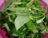 Foto langkah ke 1 dari resep Tumis Kangkung Terasi Pedas.