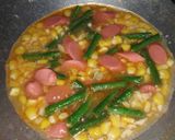 Foto langkah ke 4 dari resep Ca jagung kacang sosis.