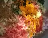 A picture of step 1 of Carrot Besan Chilla.