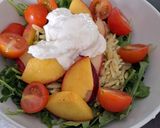 Une image de l'étape 4 de Salade Orzo nectarine.