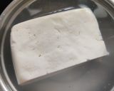 A picture of step 1 of Paneer chilli.
