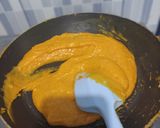 Foto langkah ke 2 dari resep Roti Manis Labu Kuning (autolisis+ boiled sponge dough).