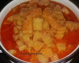 Foto langkah ke 5 dari resep Sambel goreng krecek kentang tahu.