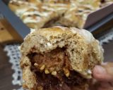Foto langkah ke 8 dari resep Chocolate Hazelnut Wholemeal Roll Bread (Autolisis, Tanpa telur).