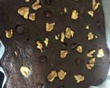 A picture of step 3 of Eggless brownies.