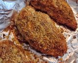 A picture of step 4 of Parmesan Crusted Chicken Breasts.