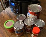 A picture of step 1 of Ninja foodie/ ip chili.