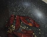A picture of step 1 of Lal Mathachi Bhaji or Lal Saag Bhaji.