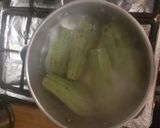 Foto del paso 1 de la receta: Zapallos Italianos Rellenos acompañados de arroz y papas fritas