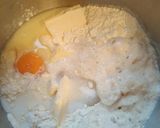 A picture of step 2 of Golden Dumplings with Vanilla Sauce.
