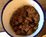A picture of step 13 of Lamb Slovaki, Mediterranean Beans and Chargrilled red peppers 🇨🇾🇬🇷.