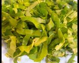 A picture of step 1 of Palak pakore.