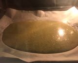 Foto del paso 2 de la receta: Brazo de té Matcha con nata y chocolate negro