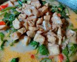 Foto langkah ke 3 dari resep Sayur Bobor Kangkung Tahu.