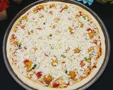 A picture of step 2 of Chicken Pizza 🍕🍕.