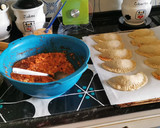 Foto del paso 7 de la receta: Empanadillas caseras al horno rellenas de pisto