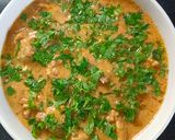 A picture of step 7 of Mughal chicken curry.